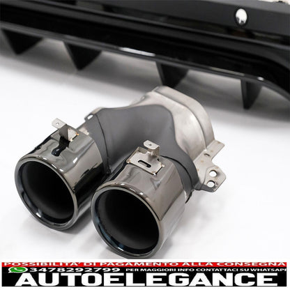 Suggerimenti per il diffusore per Mercedes GLC SUV X253 Facelift 20- GLC43 Pacchetto Look Night