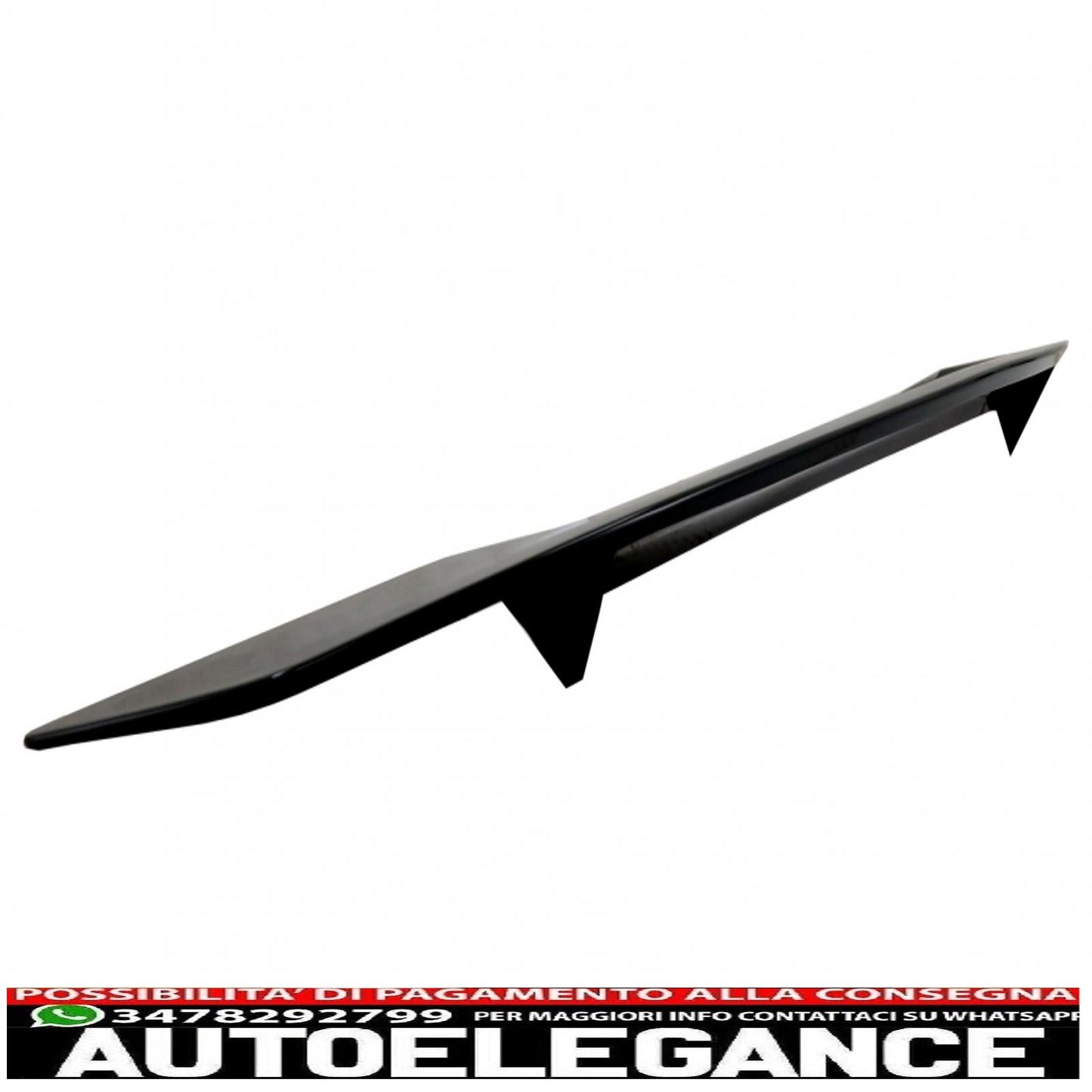 trunk spoiler suitable for mercedes c-class w205 (2014-2020) gts-design piano black