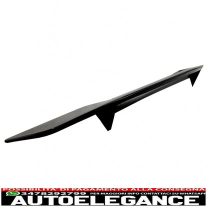 trunk spoiler suitable for mercedes c-class w205 (2014-2020) gts-design piano black