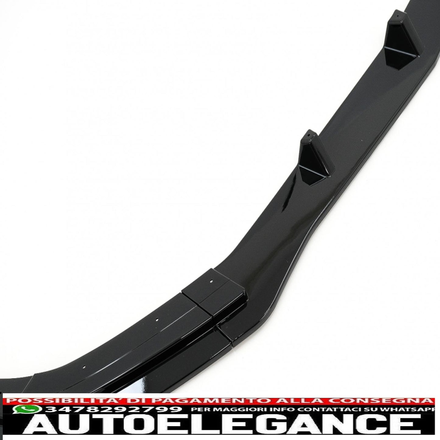 Estensione del labbro dello spoiler del paraurti anteriore adatta per mercedes classe e w212 s212 facelift sport line (2013-2016) nero pianoforte
