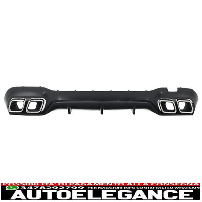 body kit suitable for mercedes e-class w213 (2016-2019) exhaust muffler tips design e63 