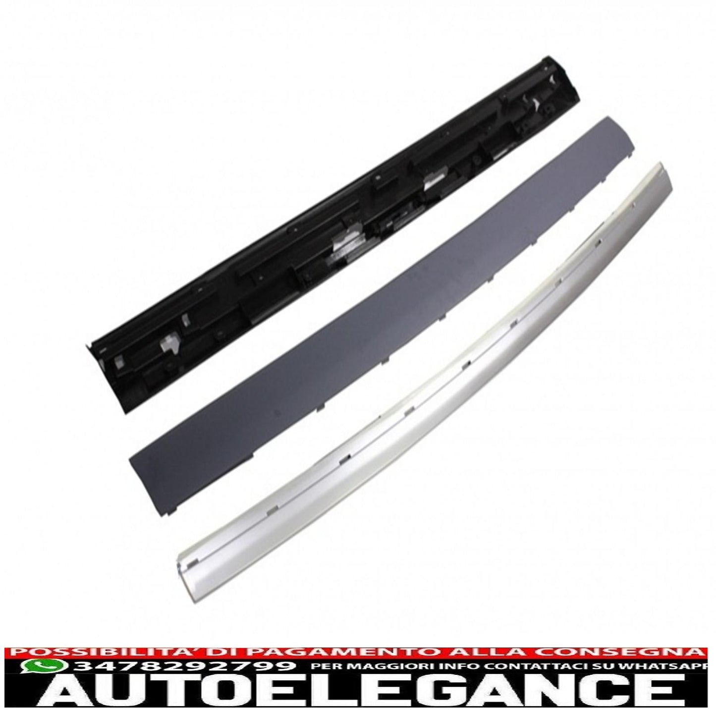 spoiler sul tetto con kit portellone posteriore argento adatto per Land Range Rover Sport L320 (2005-2009) design autobiografia