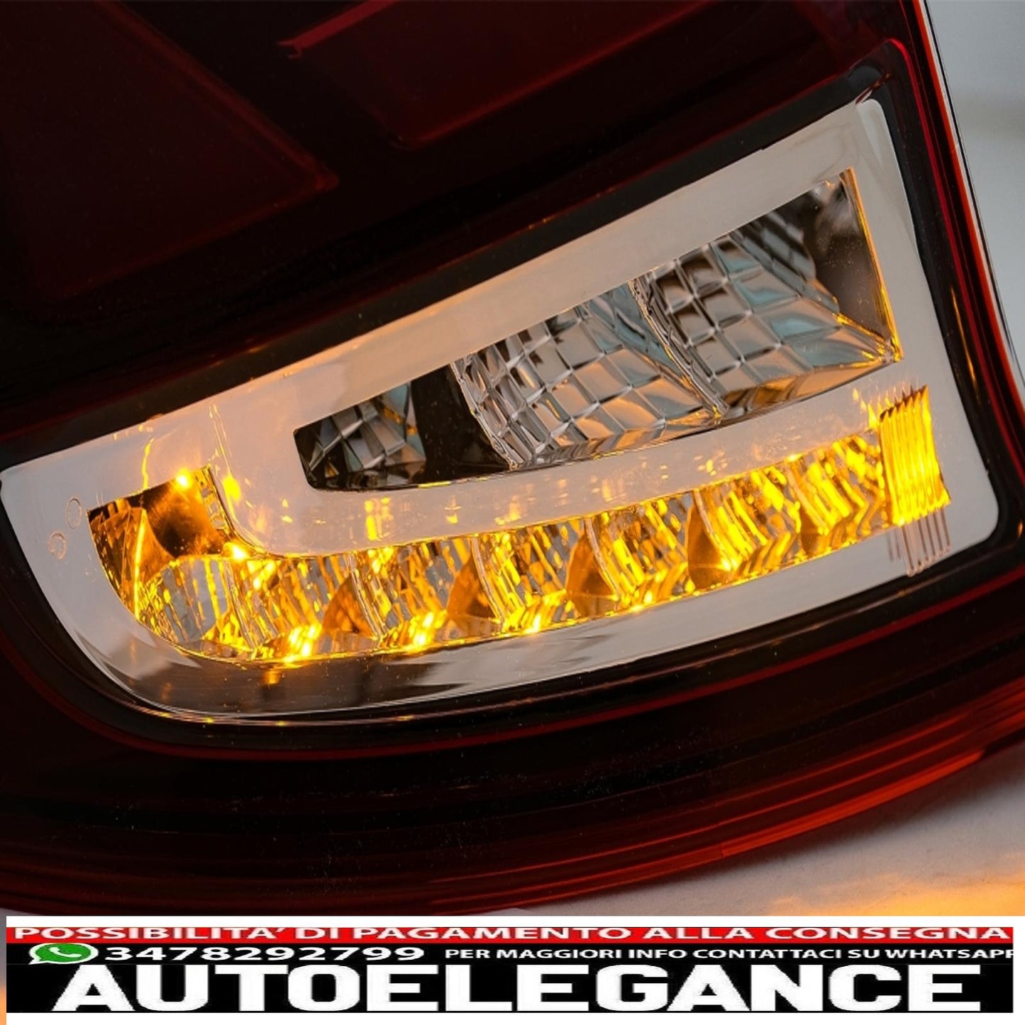 osram ledriving full led rear lights suitable for ford fiesta mk7.5 facelift (2013-2017) dynamic sequential cornering lights black edition