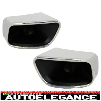 Exhaust muffler tips suitable for bmw x6 e71 (2008-2014) v8 design
