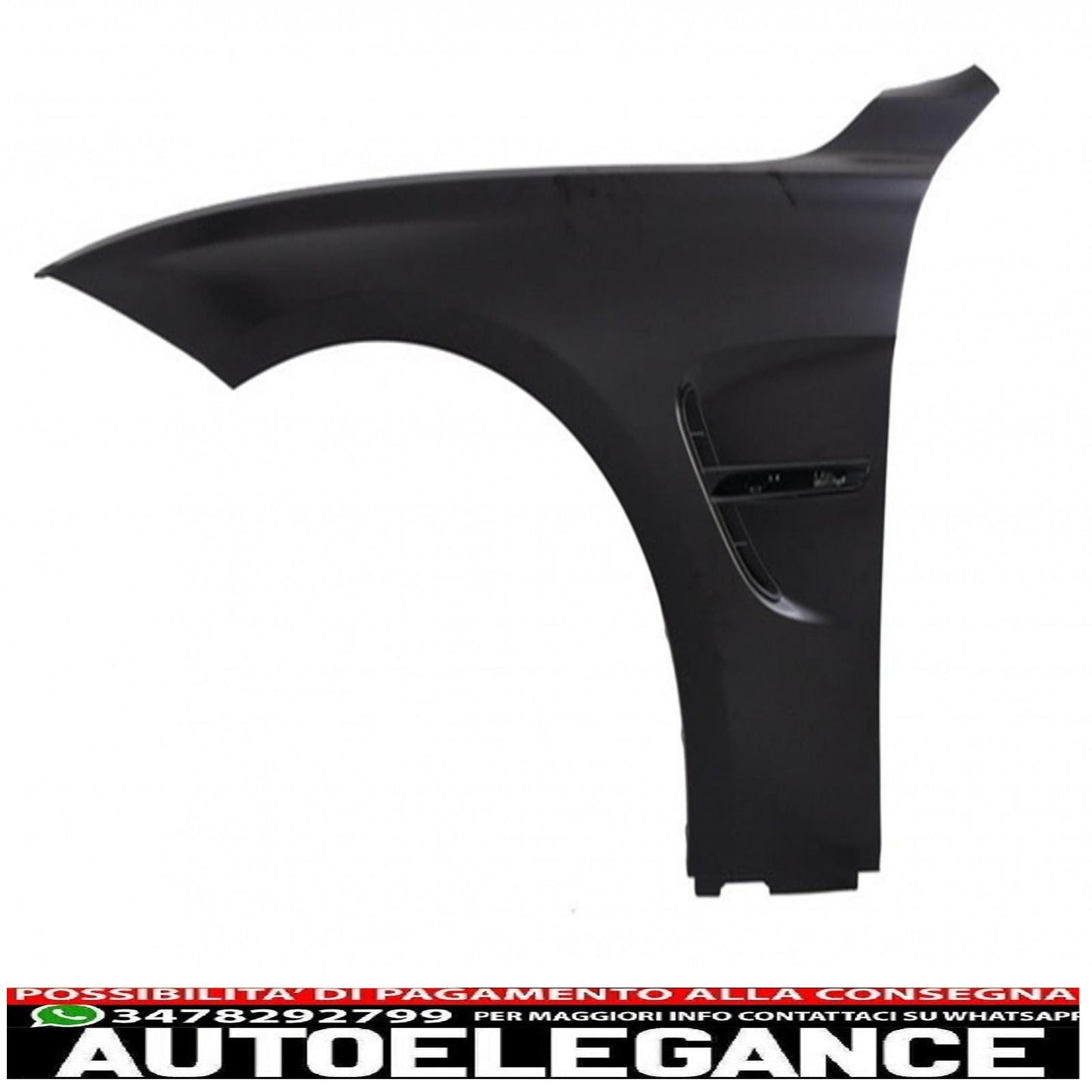 paraurti anteriore con parafanghi anteriori e minigonne laterali adatto per bmw serie 3 f30 f31 pre-lci e lci (2011-2018) design m4