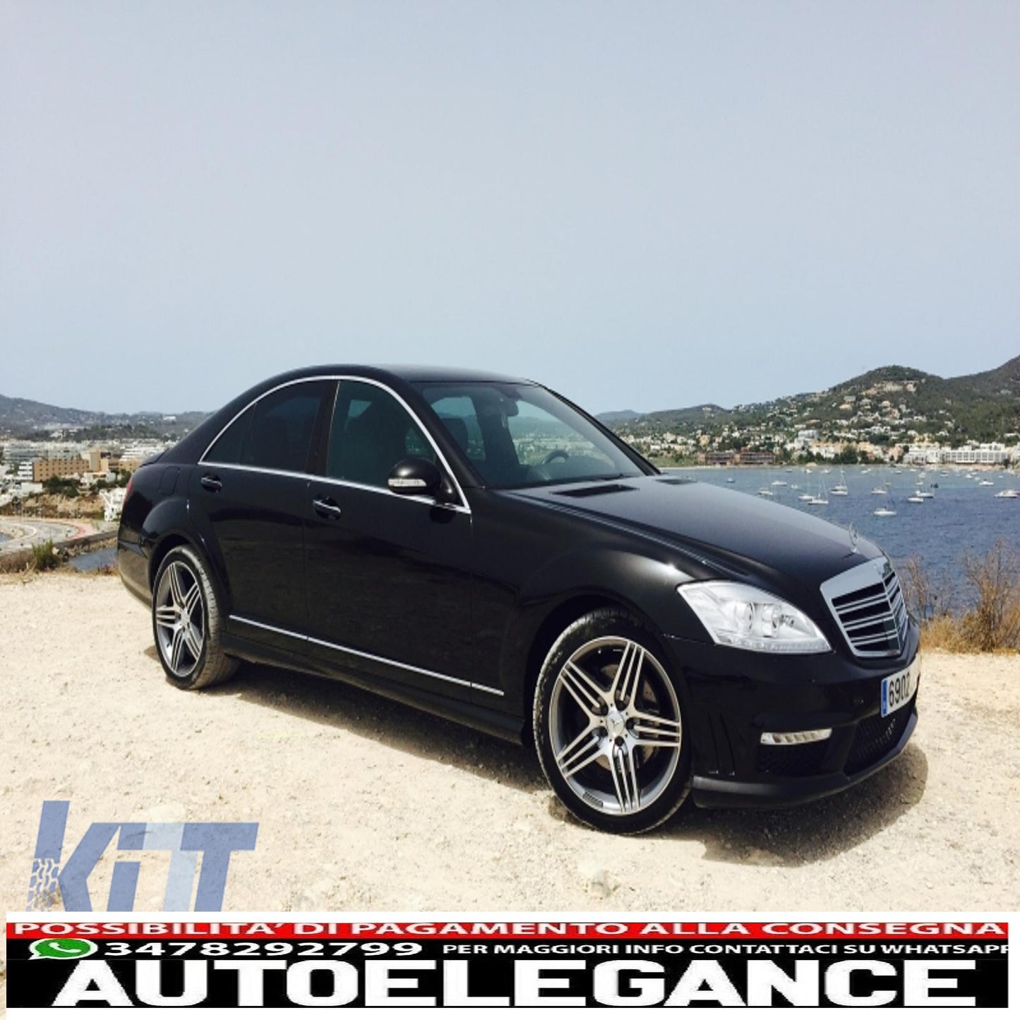 dedicated drl led daytime running lights suitable for mercedes w221 s class (2010-2013) right side