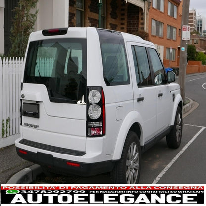 LED rear lights suitable for Land Rover Discovery III 3 and IV 4 (2004-2016) black conversion to restyling look