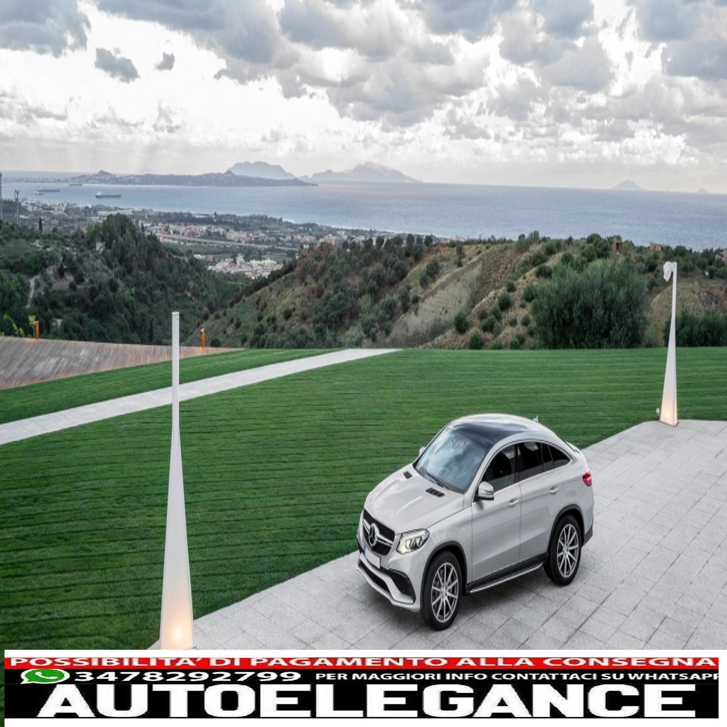 cofano cofano adatto a mercedes gle suv w166 (2015-2018) gle coupe c292 (2015-2019) c63 look AUTOELEGANCERICAMBI