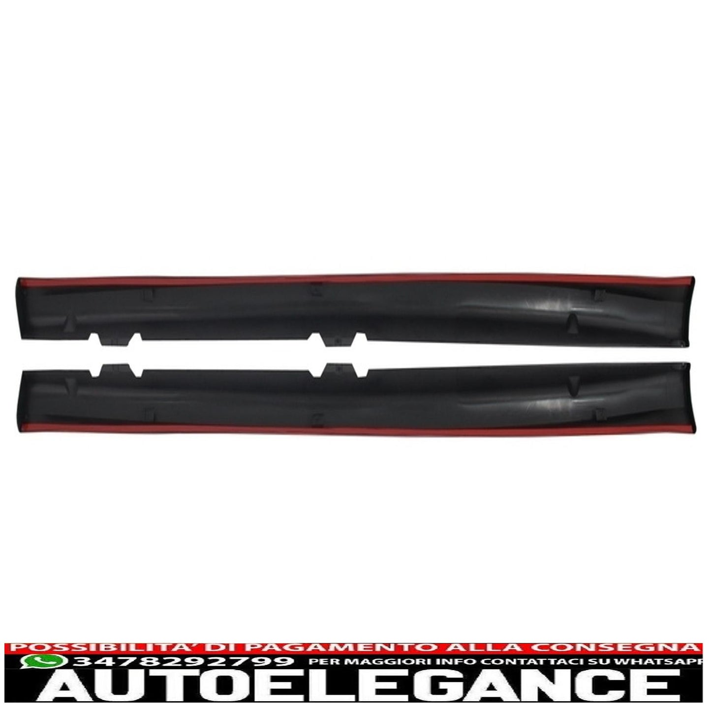 paraurti anteriore adatto per vw golf vi 6 mk6 (2008-2013) r20 look con minigonne laterali