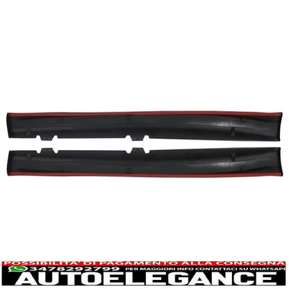 paraurti anteriore adatto per vw golf vi 6 mk6 (2008-2013) r20 look con minigonne laterali