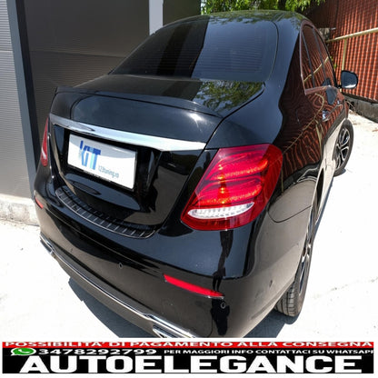 trunk spoiler suitable for mercedes e-class w213 (2016-up) matt black 