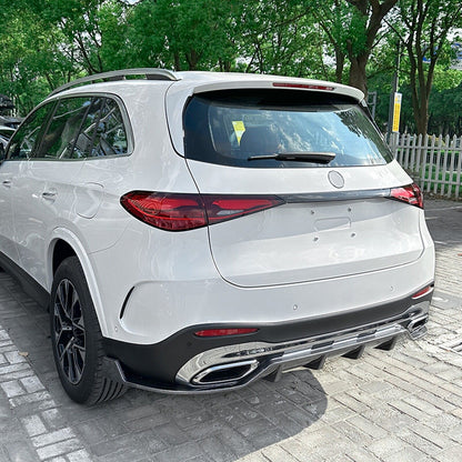 DIFFUSORE POSTERIORE ADATTO PER MERCEDES-BENZ GLC X254 LOOK CARBONIO