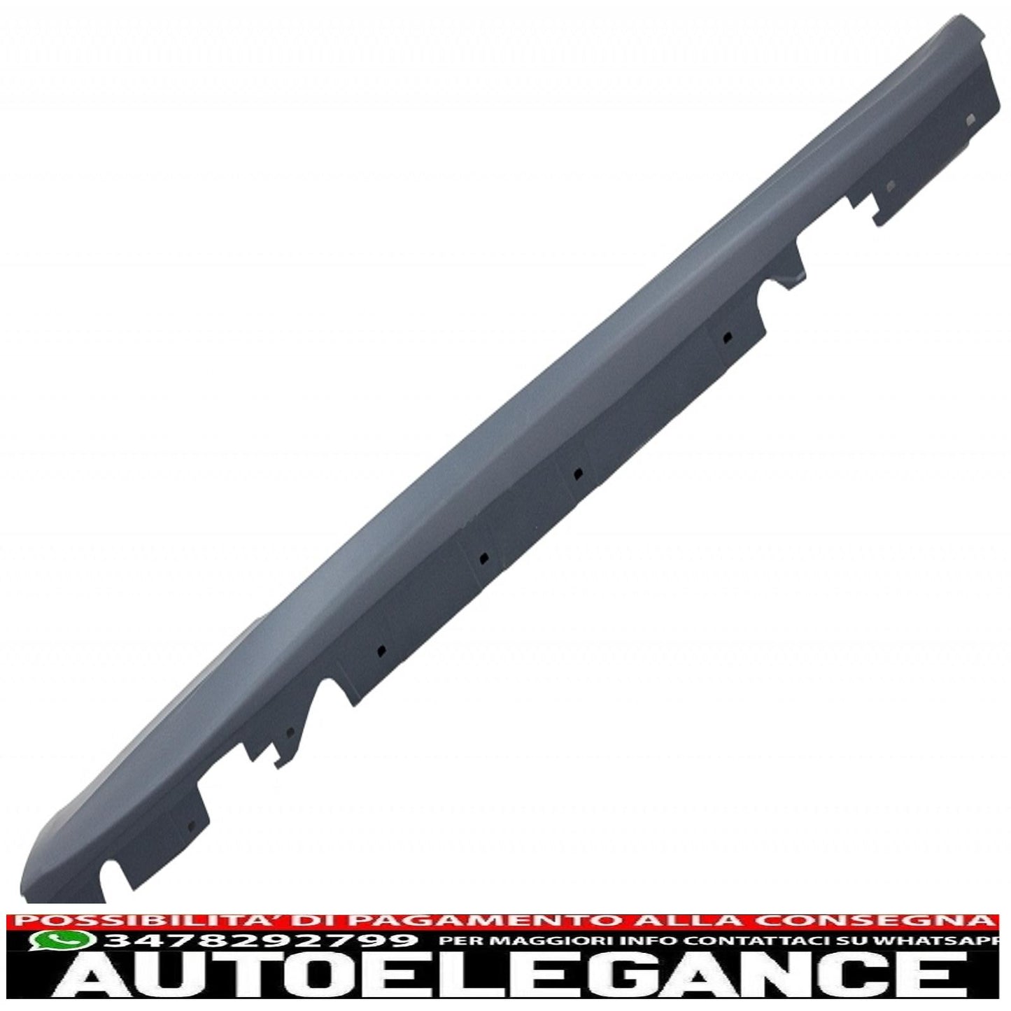 paraurti anteriore con minigonne laterali adatto per bmw serie 3 e92 coupe e93 cabrio (2006-2009) m3 look senza proiettori