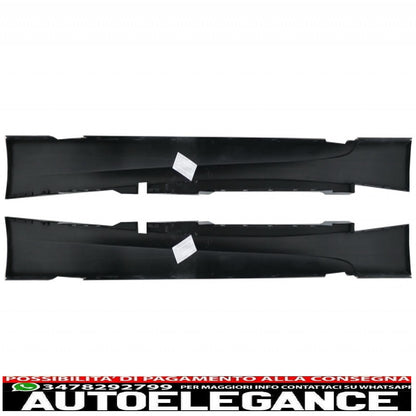 paraurti anteriore con minigonne laterali adatto per bmw serie 1 e87 (2009-2012) m-tech m-technik design