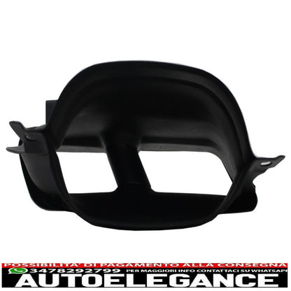 Rear Diffuser and Exhaust Tips Suitable for Mercedes C Class W205 S205 (2014-2018) C63 Design Black Package Only for Standard Bumper 