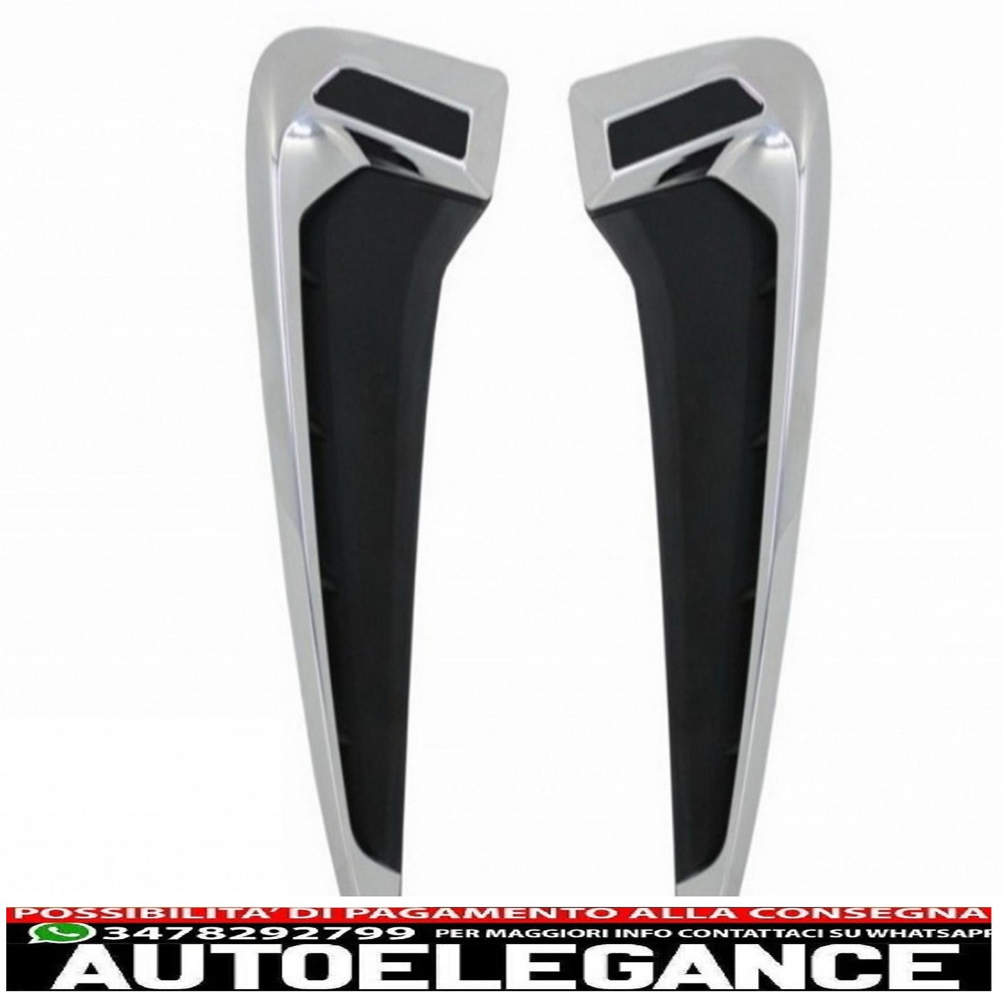 wheel arches fenders suitable for bmw x5 f15 (2014+) and side air intakes grilles fenders air ducts m-design piano black