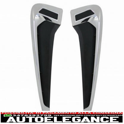 wheel arches fenders suitable for bmw x5 f15 (2014+) and side air intakes grilles fenders air ducts m-design piano black