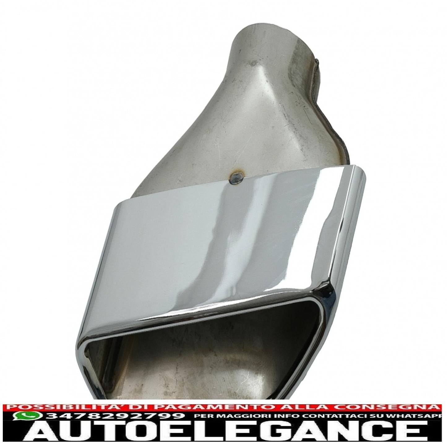 Terminali di scarico adatti per bmw serie 5 g30 g31 (2017-up) f10 f11 (2010-2014) f10 f11 lci (2015-2017) serie 6 g32 (2017-up) m-tech sport design cromato