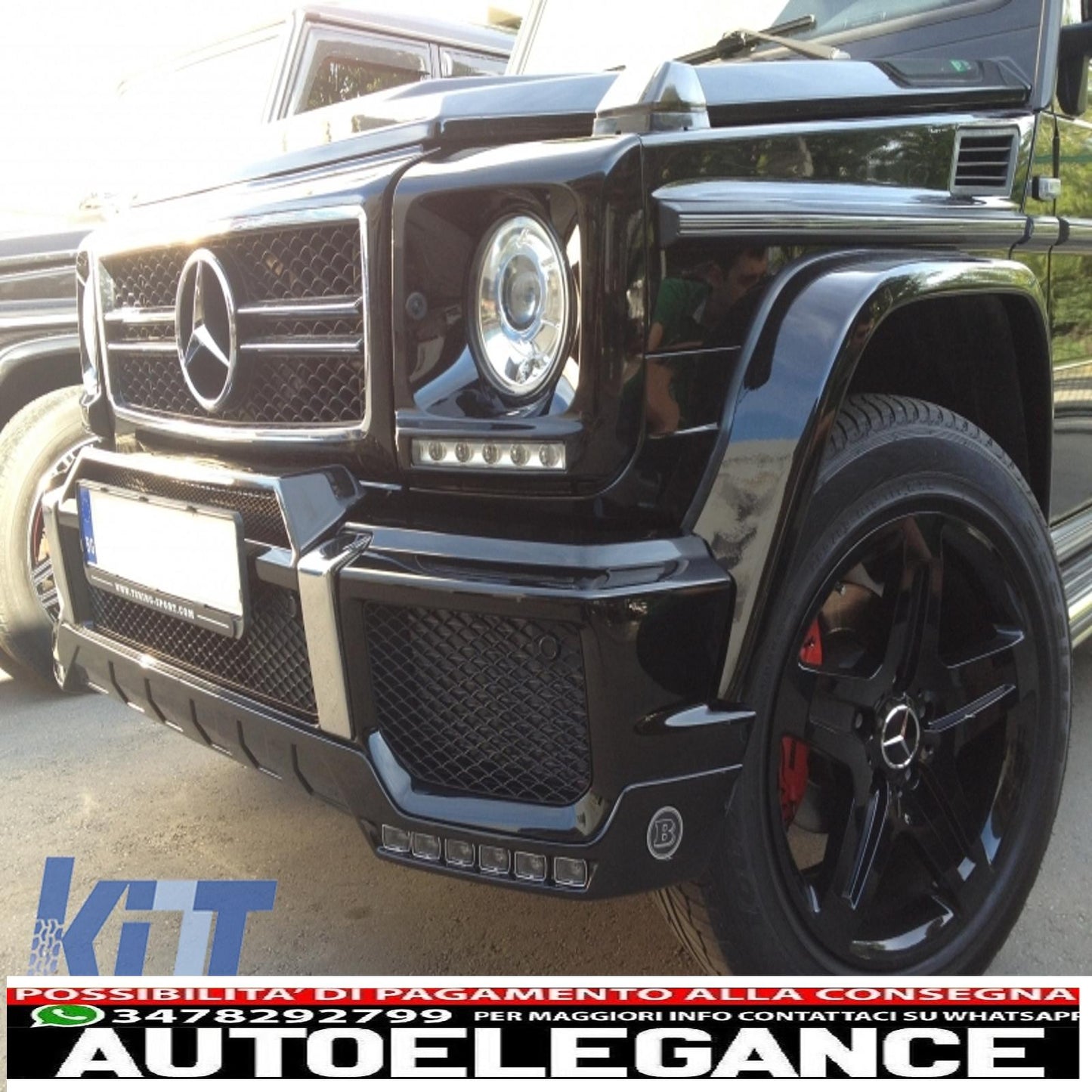 parafanghi passaruota adatti per mercedes classe g w463 (1989-2013) g65 g63 design