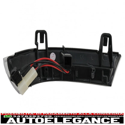 Dynamic LED mirror turn signal suitable for vw golf 5 golf 6 golf plus variant (2005-2014) jetta (2005-2011) passat b6 3c sharan (2003-2010) skoda superb (2002-2008) smoke 