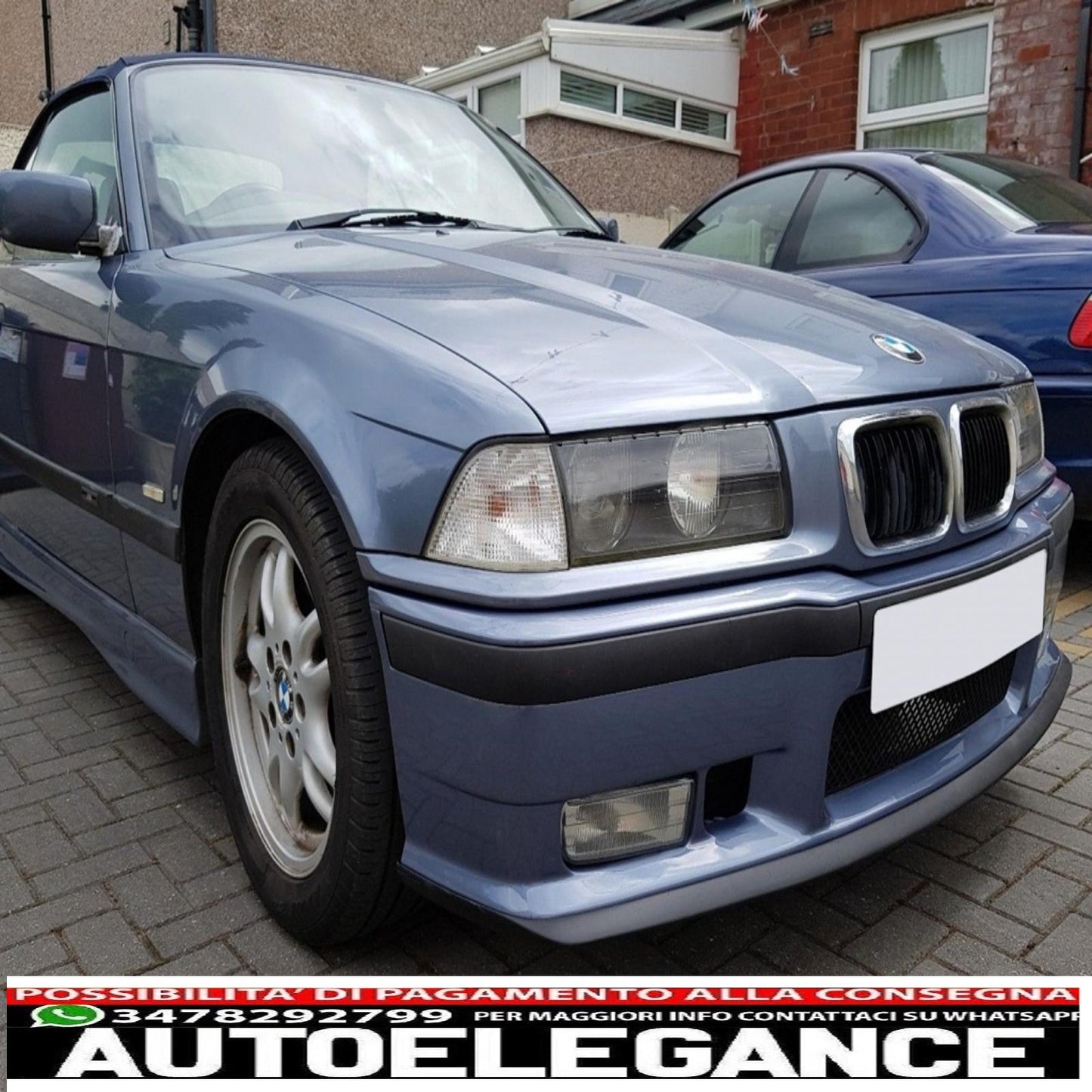 Front bumper panel moldings suitable for bmw 3 series e36 m3 (1992-1998) 