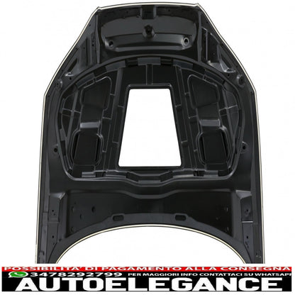 cofano cofano con copertura motore adatto per audi a5 b9 (2016-2019) gt design AUTOELEGANCERICAMBI