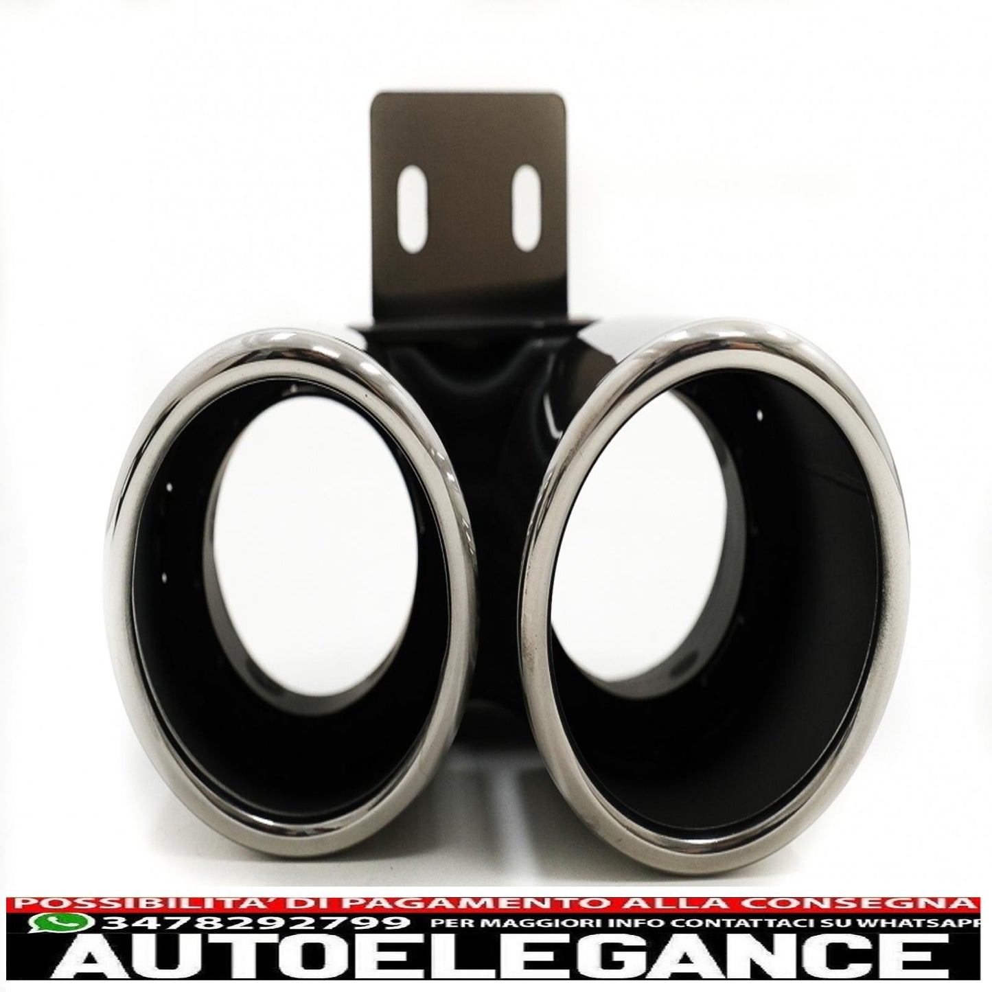 Exhaust muffler tips suitable for bmw 5 series f10 f11 (2011-2017) m5 lci chrome design