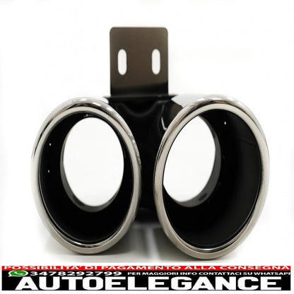Exhaust muffler tips suitable for bmw 5 series f10 f11 (2011-2017) m5 lci chrome design