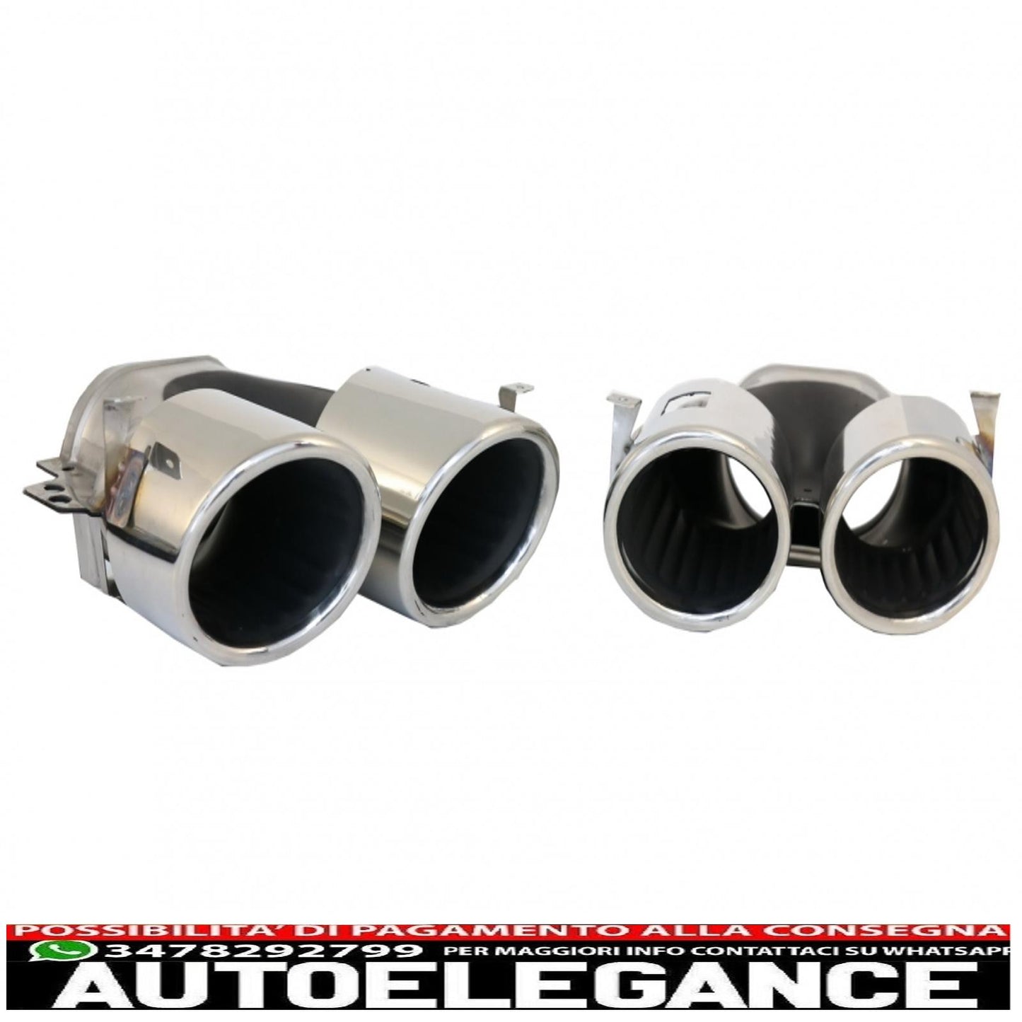 diffusore posteriore con terminali di scarico color argento adatti per mercedes gle w167 suv v167 sport line (2019-up) design gle53