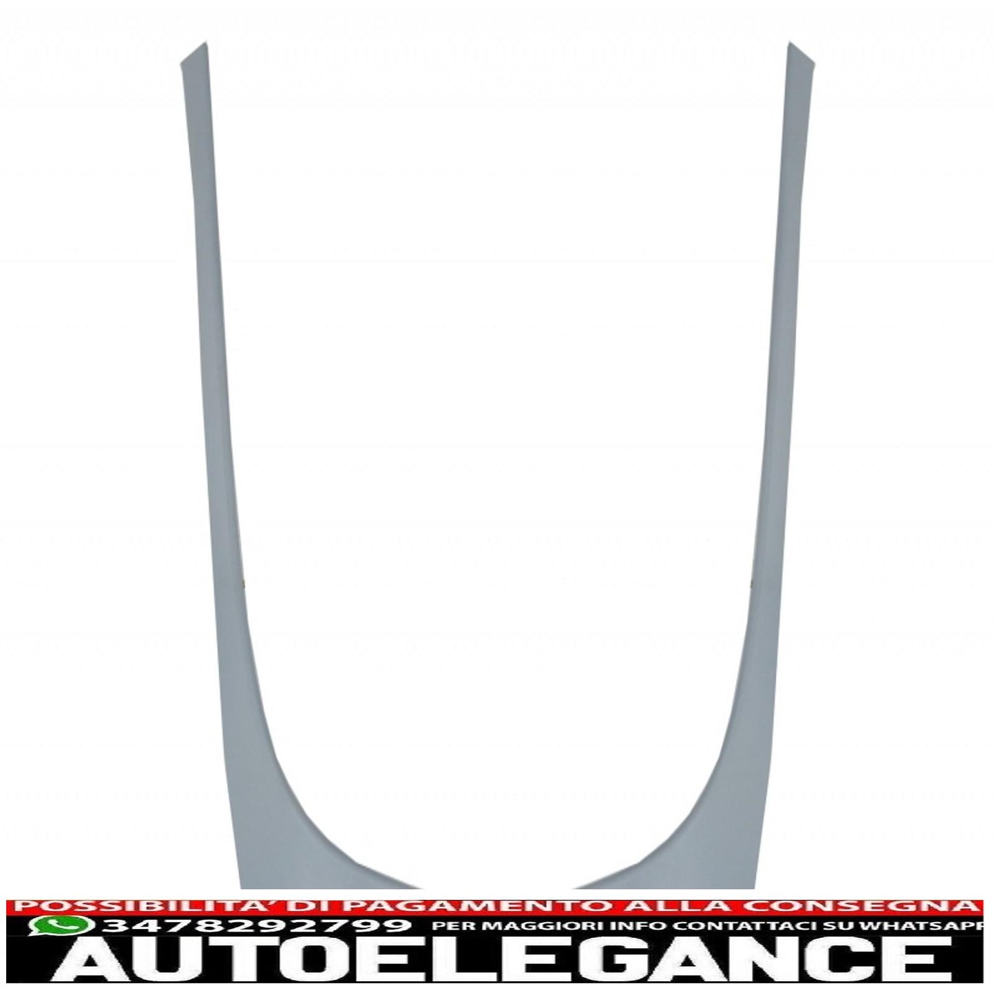 kit carrozzeria completo adatto per vw golf 7 vii 5g1 (2012-2017) design r400 con sistema di scarico completo e spoiler con alette sul tetto del parabrezza
