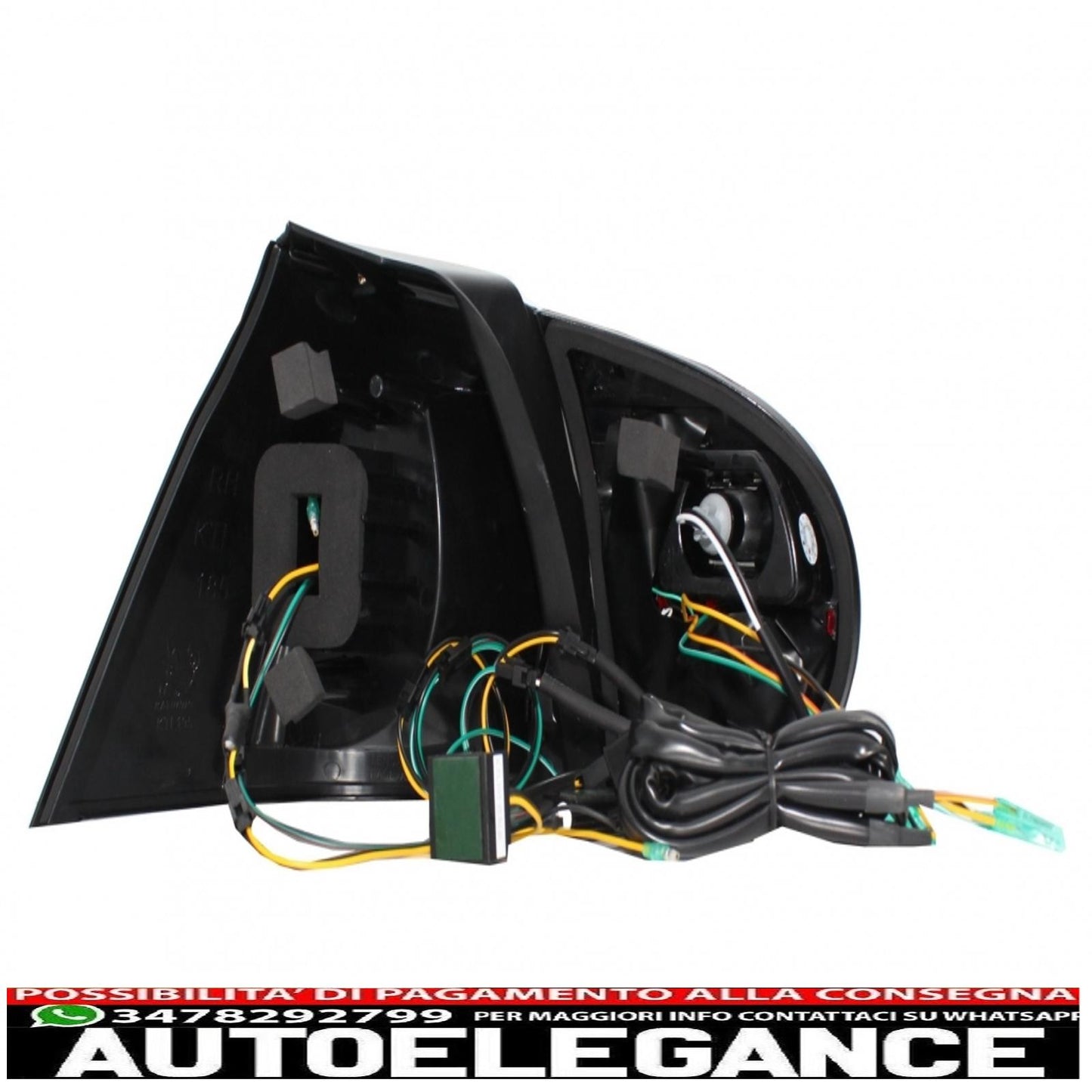 litec led rear lights suitable for vw golf 5 v (2004-2009) black/smoke with dynamic sequential turning light