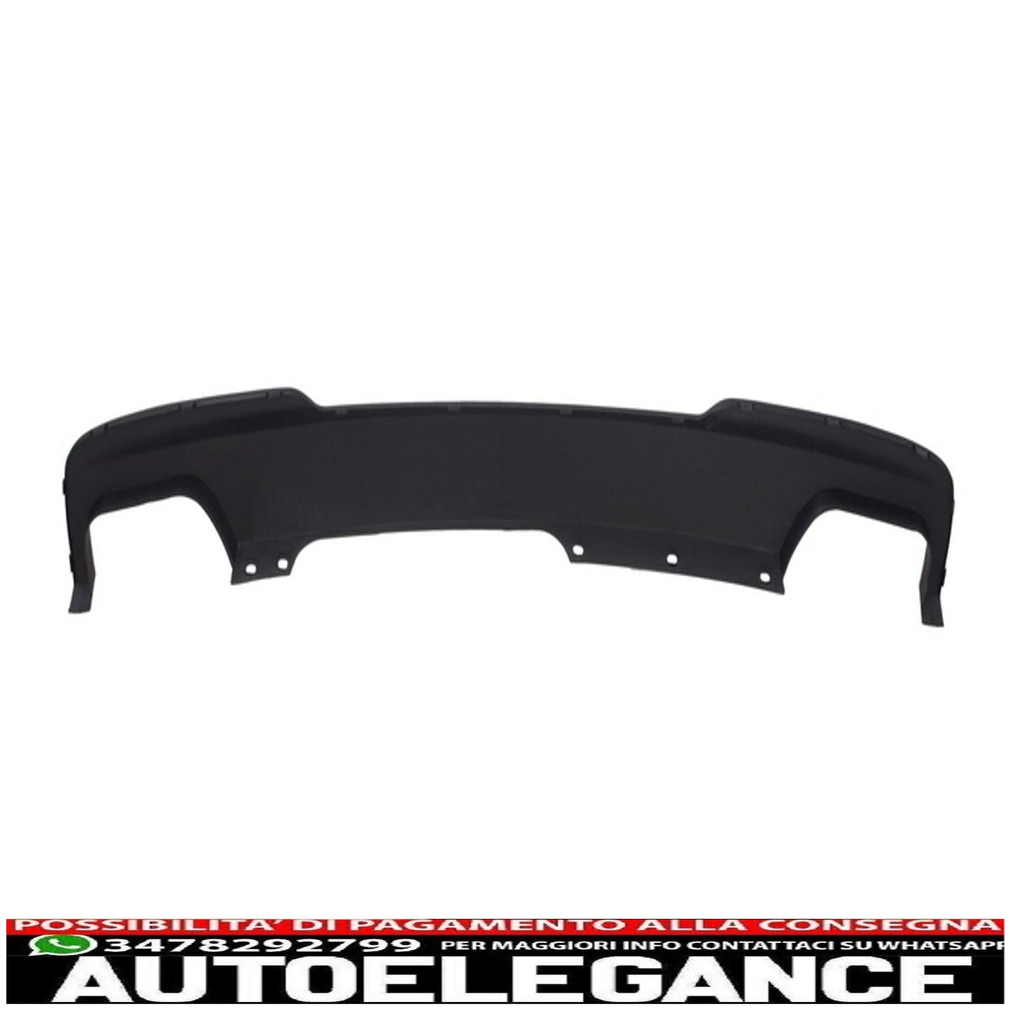 diffusore d'aria con sistema di scarico adatto per bmw serie 5 f10 (2011-2014) 102-433/70rs doppi tubi di scarico doppi m-technik design
