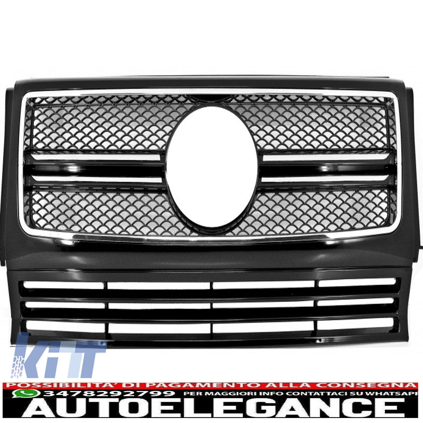 Complete conversion retrofit body kit with tailpipes suitable for mercedes g-class w463 (1989-2018) g63 g65 design 