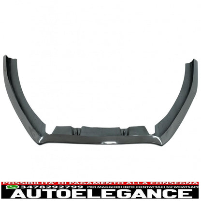 Additional front bumper spoiler suitable for audi a6 c7 4g rs6 (2011-2018) real carbon