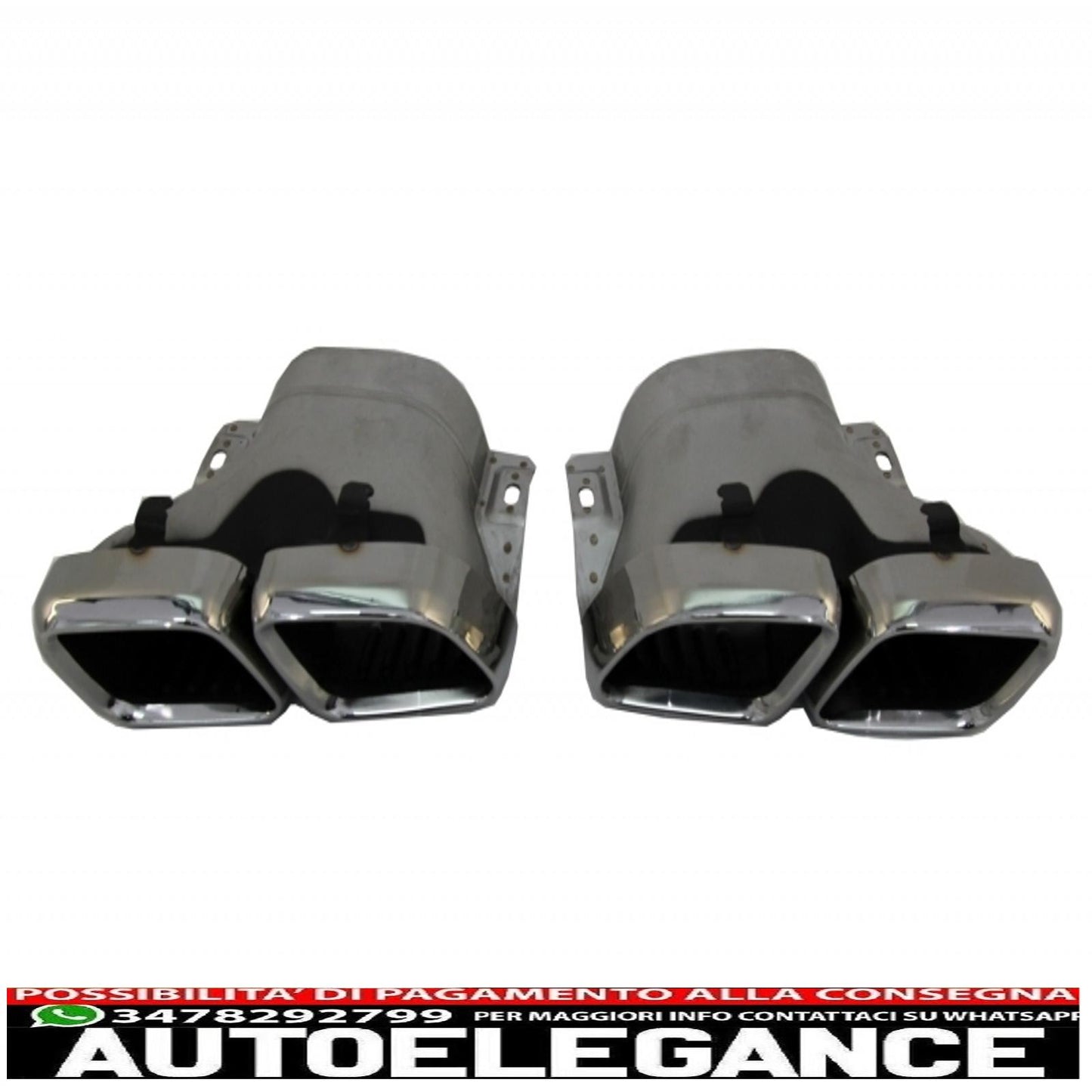 Diffusore mantovana per paraurti con alette paraurti posteriore adatto per mercedes classe c c205 a205 coupe cabriolet (2014-2019) restyling c63s design