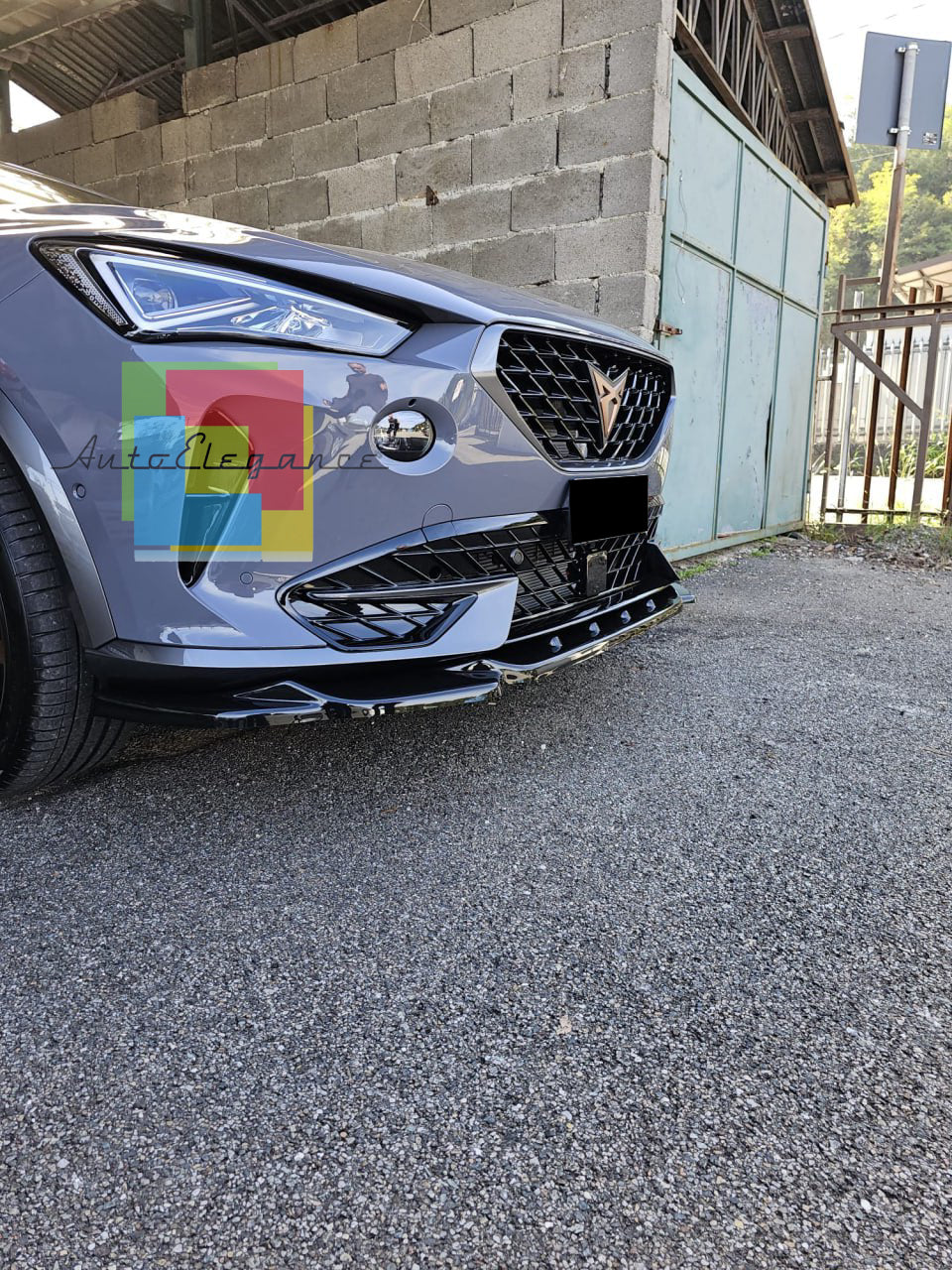 SPLITTER ADATTO PER CUPRA FORMENTOR 2020+ NERO LUCIDO DESIGN SPORTIVO