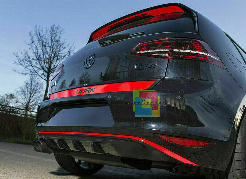 REAR BUMPER DIFFUSER FOR VW GOLF 7 2012-2016 DOUBLE LEFT 0064