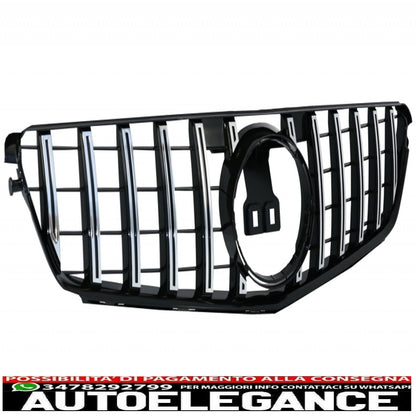 body kit suitable for mercedes c-class w204 restyling c63 t-modell s204 station wagon station wagon with front grille gt-r design panamericana chrome 