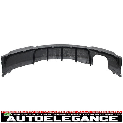 Front Bumper Spoiler Splitter with Rear Diffuser Suitable for BMW 3 Series F30 F31 (2011-up) Carbon Film Covering in M-Performance Design