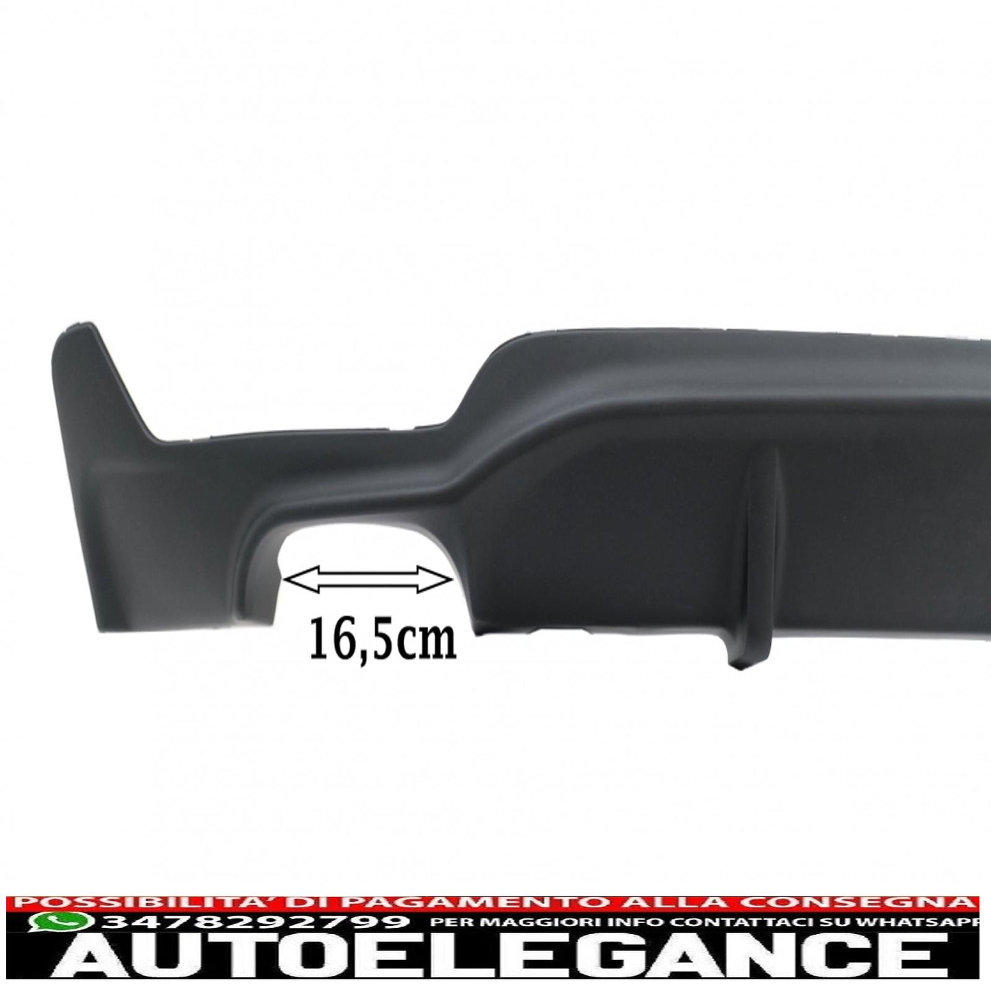 pacchetto di conversione al diffusore d'aria dal design m con spoiler sul paraurti anteriore adatto per BMW F32 F33 F36 Serie 4 (2013-2019)