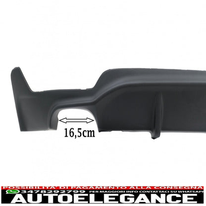 pacchetto di conversione al diffusore d'aria dal design m con spoiler sul paraurti anteriore adatto per BMW F32 F33 F36 Serie 4 (2013-2019)