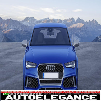 front bumper suitable for audi a7 4g facelift (2015-2018) rs7 design with grille 