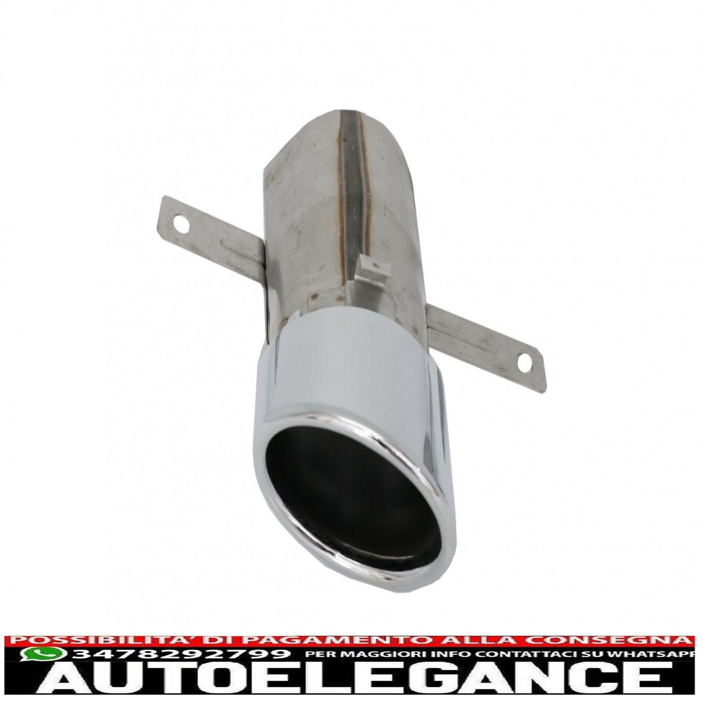 diffusore posteriore e terminali di scarico argento adatti per mercedes cla x118 shooting Brake c118 coupe sport line (2019-up) design cla35