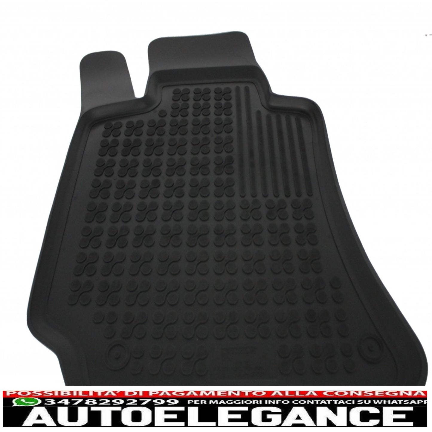 Rubber mat suitable for mercedes e class w212 s212 (2009-2016) black