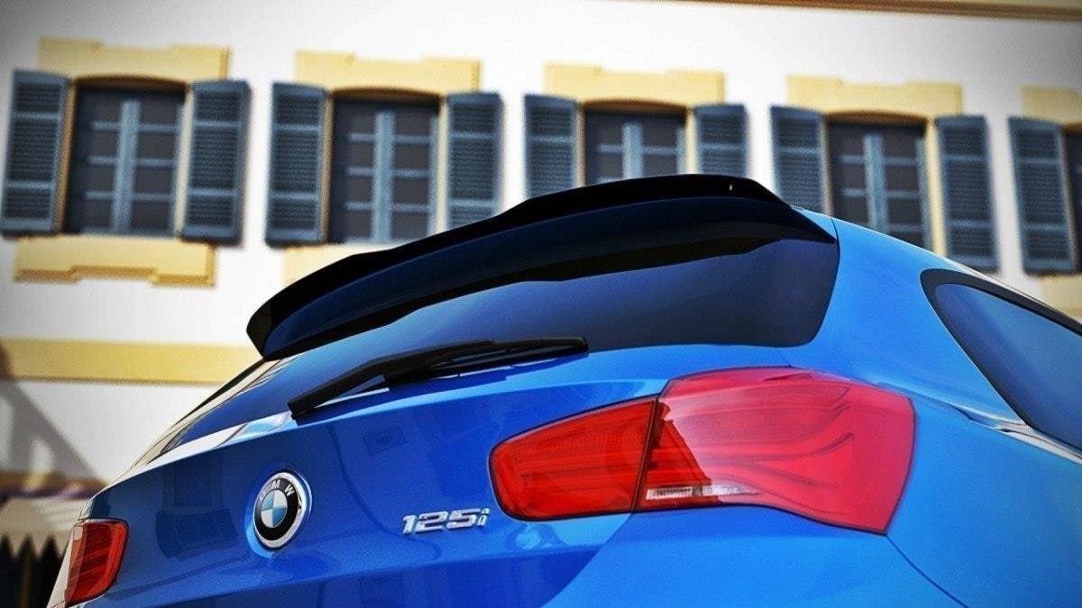 💎ROOF SPOILER WING SUITABLE FOR BMW 1 SERIES F20 2011-2019 M LOOK GLOSS BLACK💎