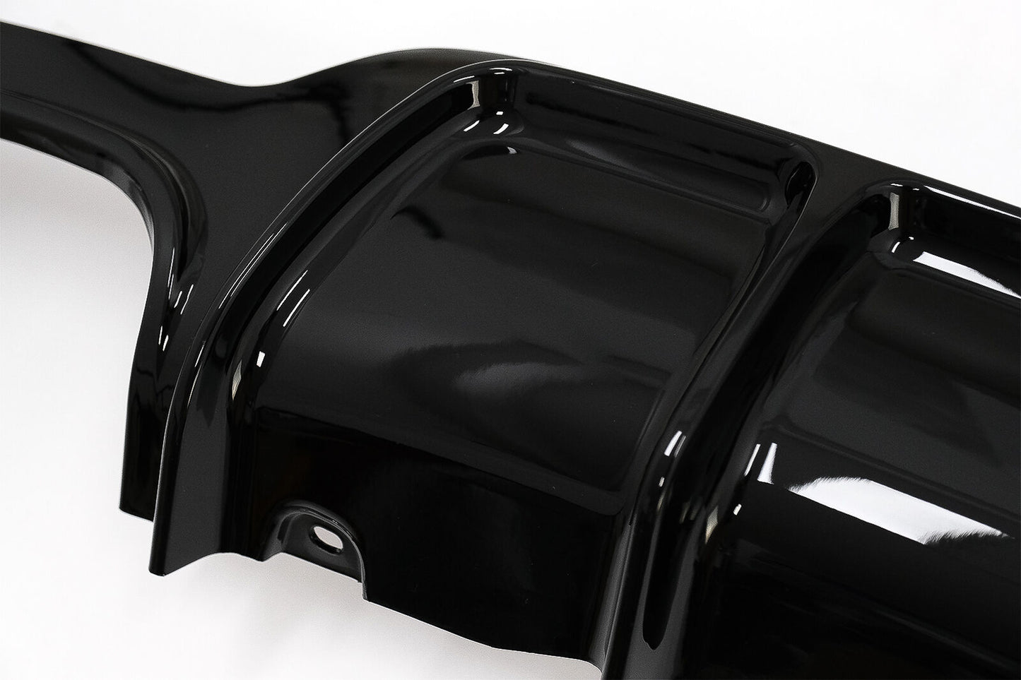 Diffuser for BMW 4 F32 F33 F36 13-19 M Look Left Double Outlet Gloss Black 