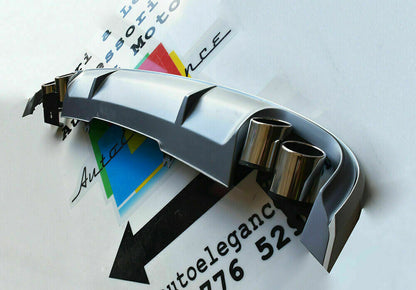 REAR BUMPER UNDER + TIP S4 DIFFUSER AUDI A4 B9 8W 2015-2018 -