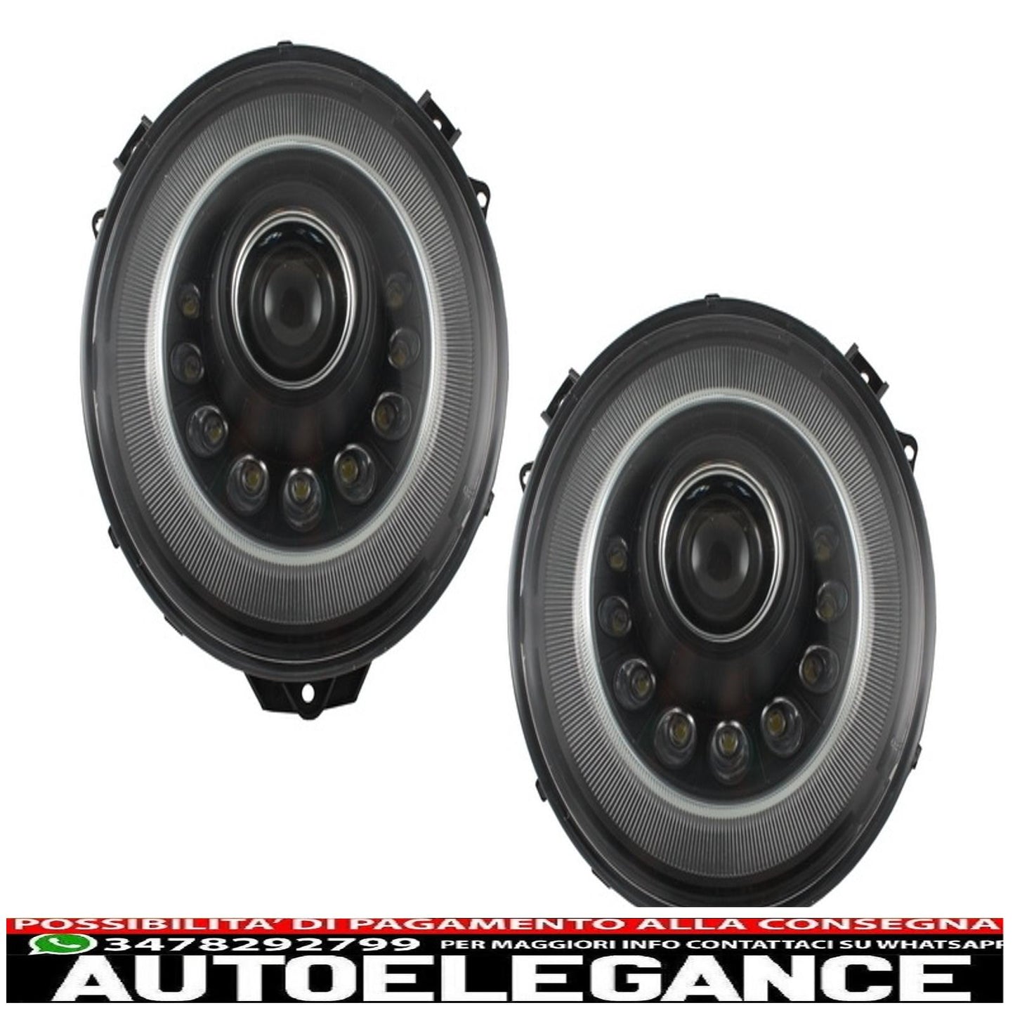 body kit with grille suitable for mercedes g-class w463 (2005-2012) gt-r panamericana design led bi-xenon headlights