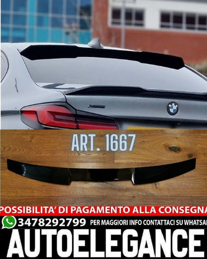 SPOILER ADATTO PER BMW SERIE 5 G30 BERLINA 2016-2020 LOOK NERO LUCIDO