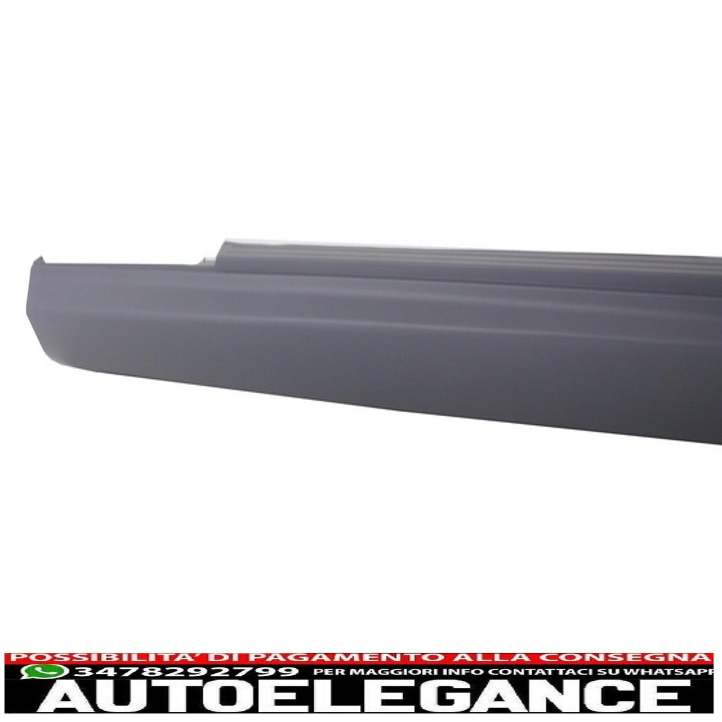paraurti posteriore adatto per mercedes classe s w221 (2005-2010) design s65 con minigonne laterali versione corta